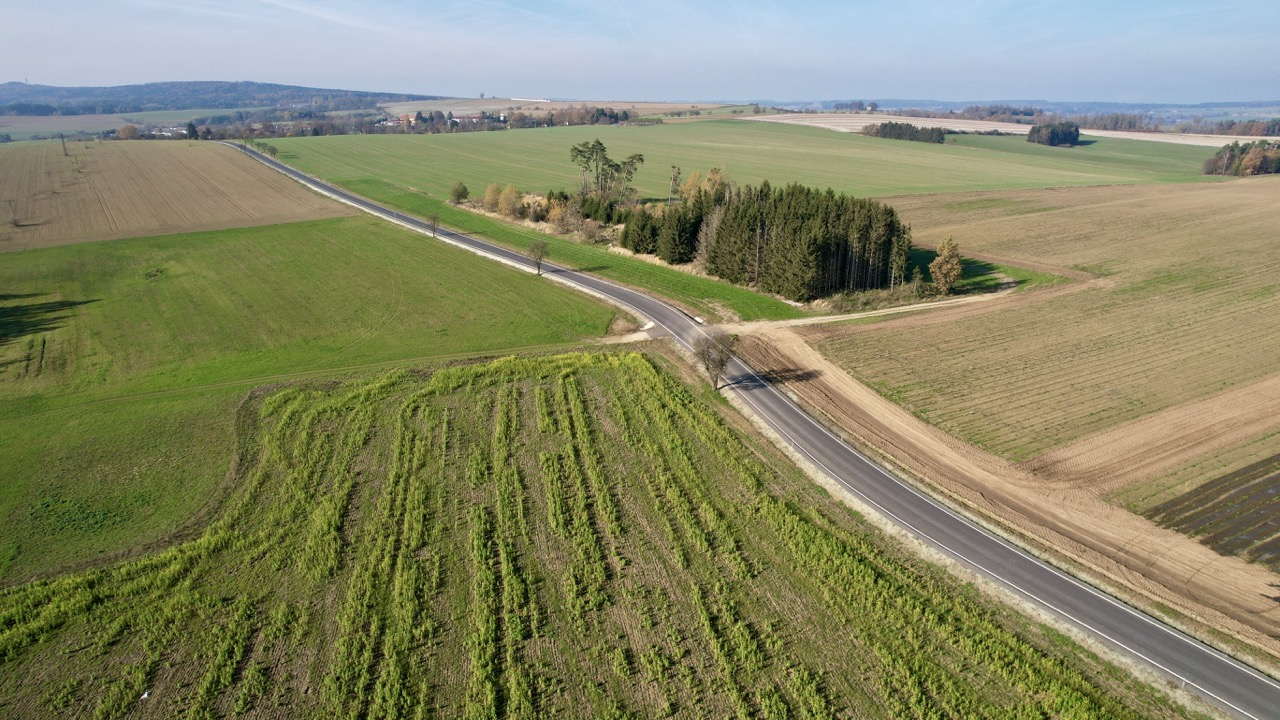 Silnice III/1281 – rekonstrukce úseku Košetice–Vyklantice - Stavby silnic a mostů